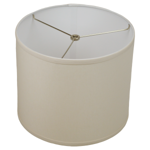 12 x 12 x 10 Drum Lampshade with Nickel Washer Attachment