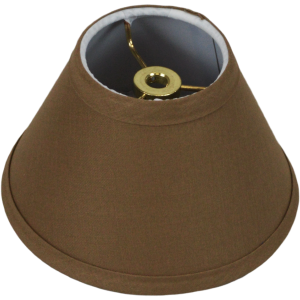 3 x 6 x 4 Round Lampshade with Brass Washer Attachment