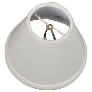 3 x 6 x 5 Round Lampshade with Flame Clip Attachment