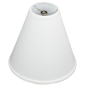 4 x 10 x 10 Round Lampshade with Nickel Washer Attachment