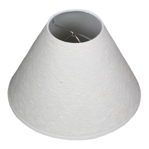 4 x 10 x 7 Round Lampshade with Nickel Bulb Clip Attachment