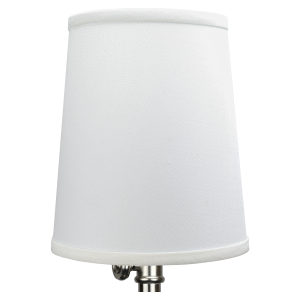 4 x 5 x 6 Round Lampshade with Nickel Washer Attachment