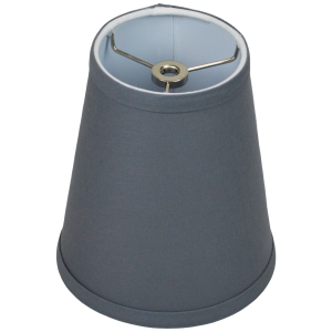 4 x 6 x 7 Round Lampshade with Nickel Washer Attachment
