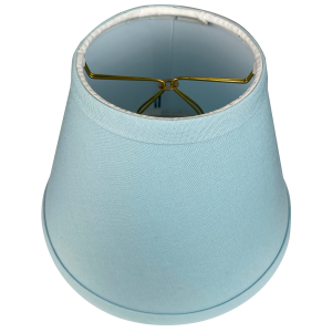 4 x 8 x 6 Round Lampshade with Brass Bulb Clip Attachment