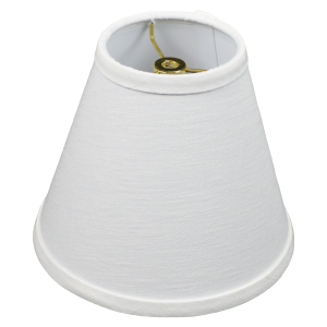 4 x 8 x 7 Round Lampshade with Brass Washer Attachment