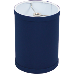 5 x 5 x 7 Drum Lampshade with Nickel Washer Attachment