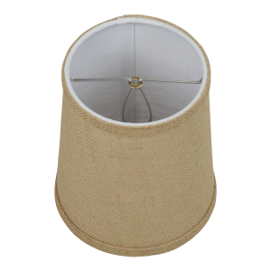 5 x 6 x 7 Round Lampshade with Flame Clip Attachment