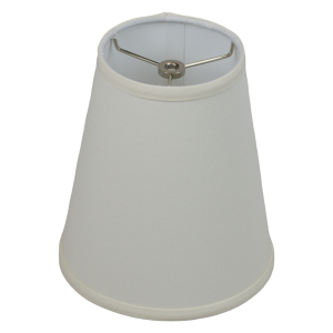 5 x 8 x 9 Round Lampshade with Nickel Washer Attachment