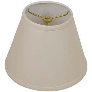 5 x 9 x 7 Round Lampshade with Brass Washer Attachment