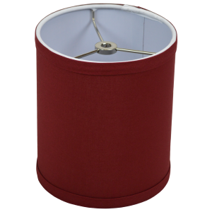 6 x 6 x 7 Drum Lampshade with Nickel Washer Attachment