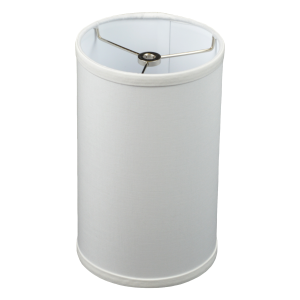 7 x 7 x 12 Drum Lampshade with Nickel Washer Attachment