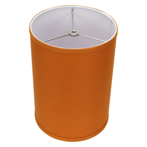 8 x 8 x 11 Drum Lampshade with Nickel Washer Attachment