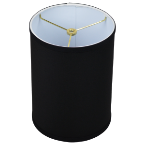 8 x 8 x 11 Drum Lampshade with Brass Washer Attachment