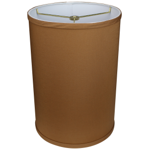 9 x 9 x 13 Drum Lampshade with Brass Washer Attachment
