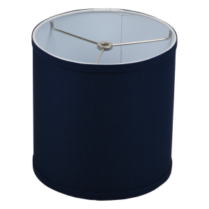 9 x 9 x 9 Drum Lampshade with Nickel Washer Attachment