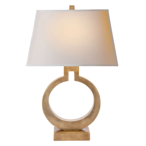 Chapman & Myers (E.F. Chapman) Large Ring Form Table Lamp CHA8907 Rectangle Replacement Lampshade