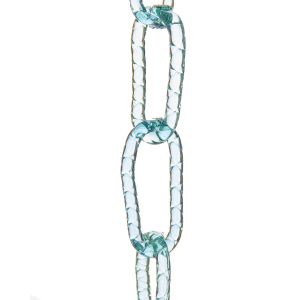 Aquamarine Murano Glass Chain