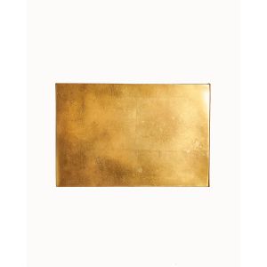 Gold Leaf Paneled Sharp Corner Rectangle Lampshade