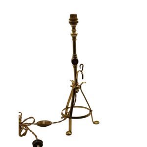 Pullman Tripod Brass Table Lamp