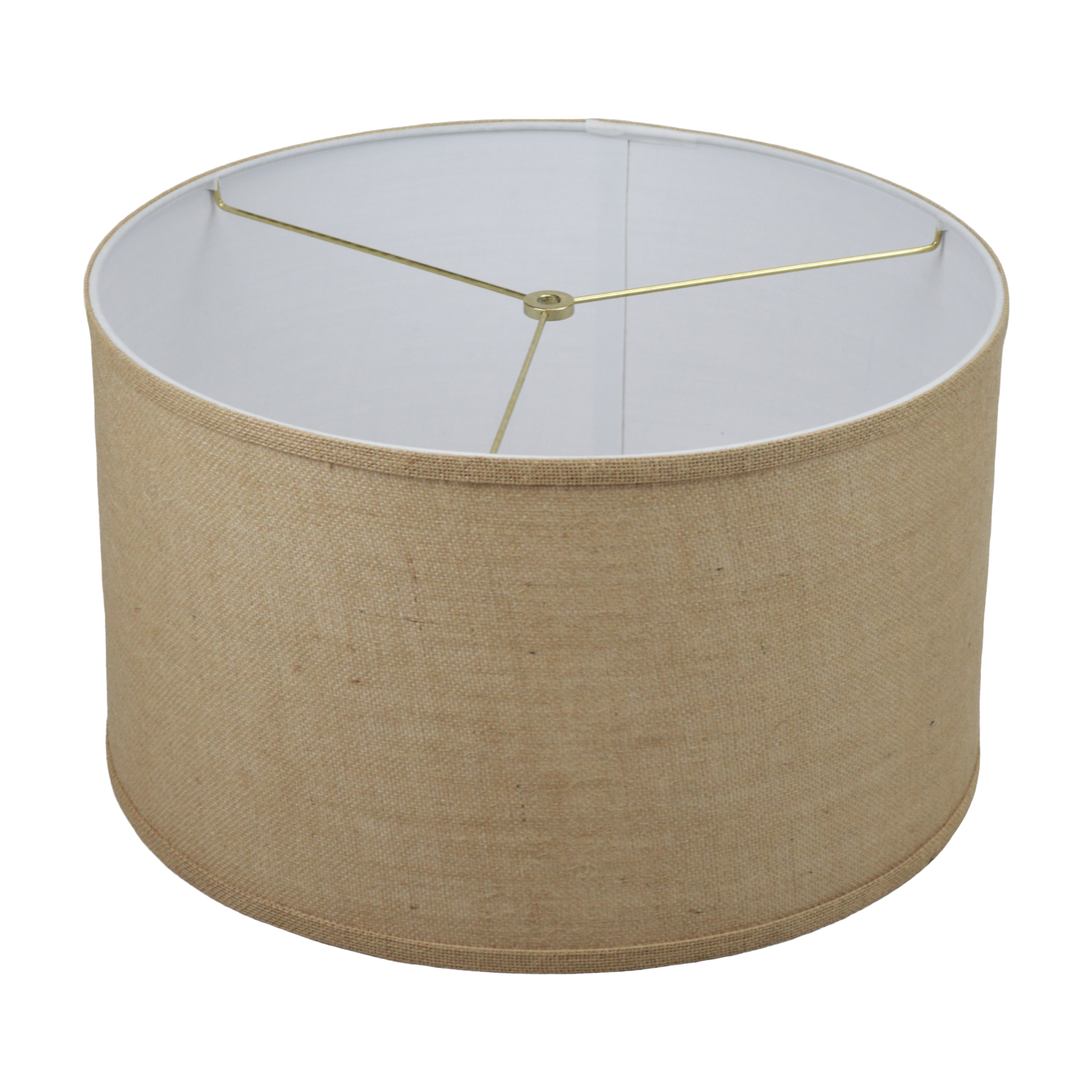 17 x 17 x 10 Drum Lampshade with Washer Attachment Small 17-17-10